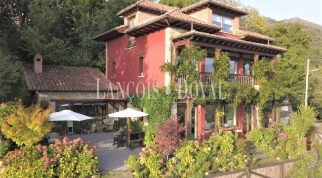 Cangas de Onís. Singular casa en venta con vistas a los Picos de Europa.