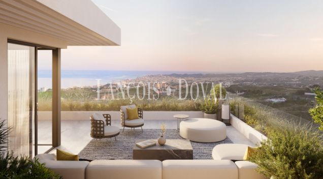 Mijas. Apartamentos y áticos en venta con vistas al mar. Obra nueva