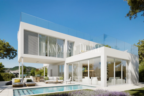 Estepona. Venta Nueva Promoción de Villas obra nueva con vistas al Mar