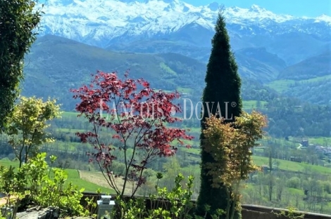 Cangas de Onís. Singular casa en venta con vistas a los Picos de Europa.