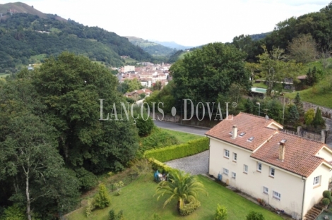 Caxidi. Cangas de Onís. Casa en venta con amplio jardín y piscina