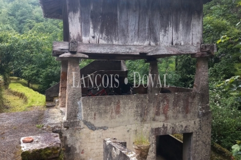 Casa rústica tradicional de pueblo en venta cerca Covadonga. Cangas de Onís.