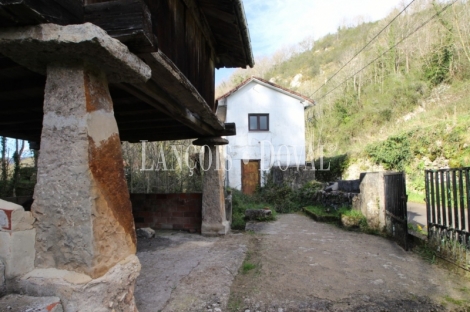 Casa rústica tradicional de pueblo en venta cerca Covadonga. Cangas de Onís.