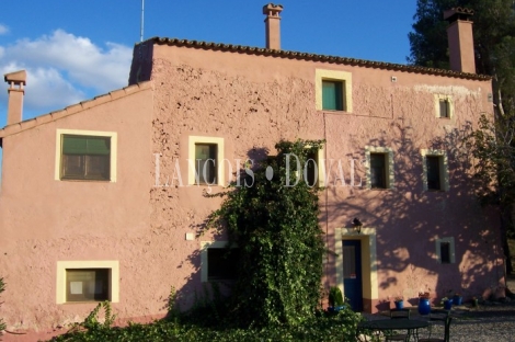 Finca con casa señorial y casa rural en venta. Valls. Tarragona