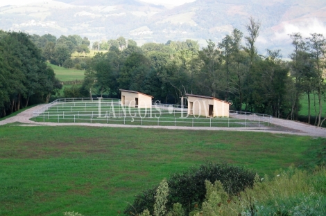 Cantabria. Finca ecuestre en venta. Santibáñez. Villacarriedo.