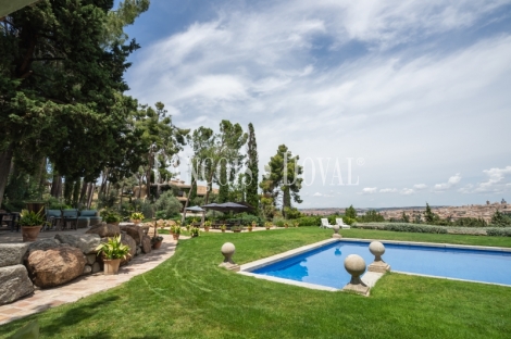 Toledo. Exclusivo cigarral en venta. Una finca única con vistas al Alcázar