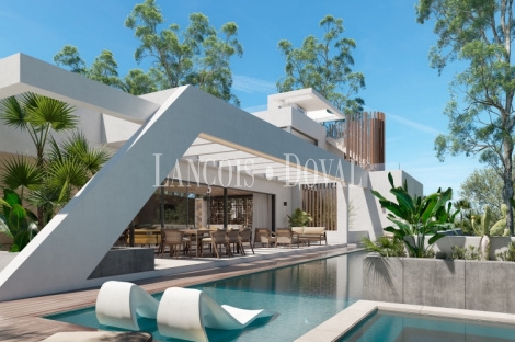 Marbella. Proyecto de villa de lujo en Nueva Andalucía. Arquitectura de diseño.