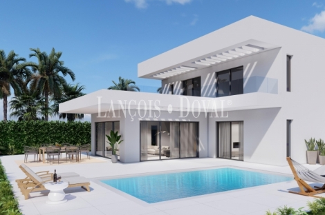 Mijas. El Chaparral. Villa de  lujo en venta. Diseño contemporáneo.