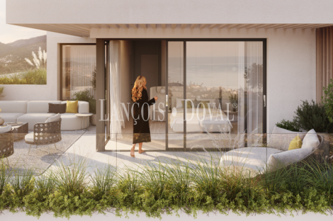 Mijas. Apartamentos y áticos en venta con vistas al mar. Obra nueva