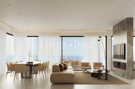 Mijas. Nuevo proyecto de villas en venta con vistas al mar.