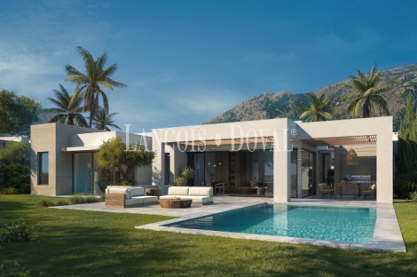 Mijas. Nuevo proyecto de villas en venta con vistas al mar.