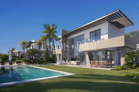 Mijas. Nuevo proyecto de villas en venta con vistas al mar.