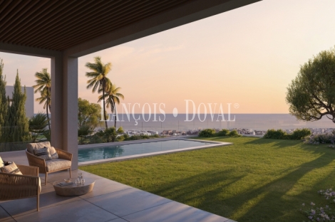 Mijas. Nuevo proyecto de villas en venta con vistas al mar.