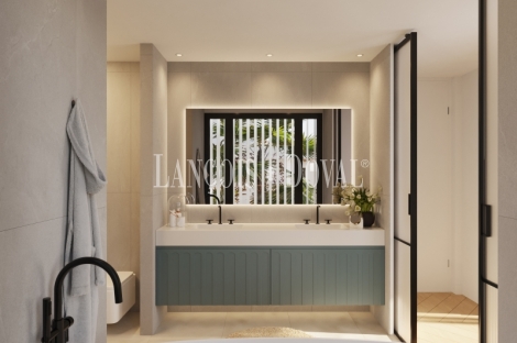 Estepona. Promoción de Villas en venta con vistas al mar cerca de Campo de Golf
