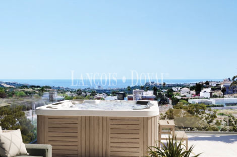 Estepona. Venta Nueva Promoción de Villas obra nueva con vistas al Mar
