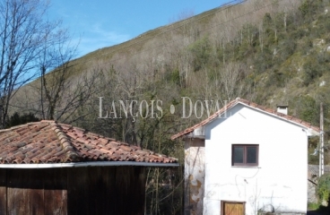 Casa rústica tradicional de pueblo en venta cerca Covadonga. Cangas de Onís.