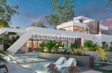 Marbella. Proyecto de villa de lujo en Nueva Andalucía. Arquitectura de diseño.