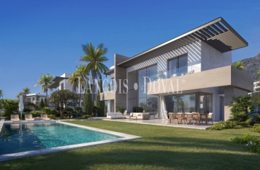 Mijas. Nuevo proyecto de villas en venta con vistas al mar.